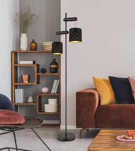 Stojací lampa Clarke, 2 zdroje, nastavitelná výška