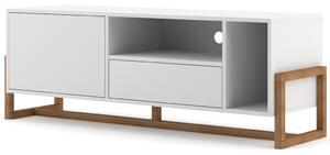 TV stolek Molde - 42x48,9x139,2 cm | bílý