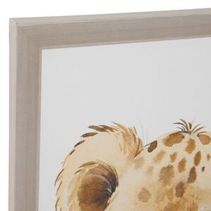 Ostaria Dětský dekorativní obraz Mini animals 30 x 40 cm | 4 vzory Vzor: Lvíče