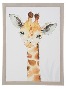 Ostaria Dětský dekorativní obraz Mini animals 30 x 40 cm | 4 vzory Vzor: Žirafa