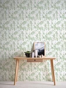 A.S. Création | Vliesová tapeta na zeď Attractive 37830-1 | 0,53 x 10,05 m | zelená, bílá