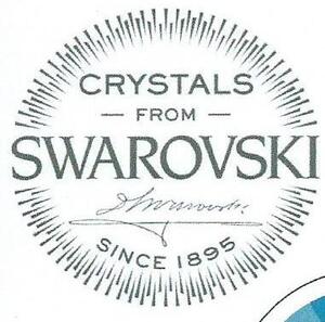 18-ti ramenný stříbrný křišťálový lustr s originálními křišťálovými mandlemi Swarovski