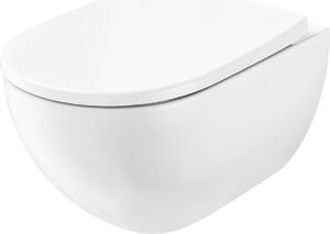 Geberit Acanto Závěsné WC se sedátkem, 34 × 35,5 × 51 cm, bez splachovacího kruhu