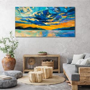 Obraz na plátně Obraz na plátně Moře západ slunce obloha