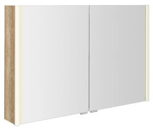 Sapho ALIX galerka s LED osvětlením, 106x70x17,5cm, dub alabama AX106-0022
