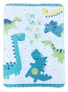Vesna | Dětská tištěná deka DINO 80x110 cm ZOO