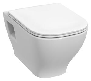 JIKA Deep Závěsné WC se sedátkem Rimless, 34,5 × 36 × 51 cm, bez splachovacího kruhu