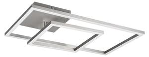 Trio Leuchten PADELLA LED stropní svítidlo stříbrné, 3000 lm, 25 W