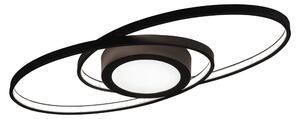 Trio Leuchten GALAXY LED stropní svítidlo černé, 3400 lm, 28 W
