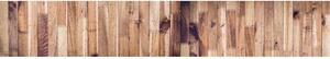 DIMEX | Fototapeta do kuchyně Dřevěná stěna KI-350-086 | 350 x 60 cm | béžová, hnědá