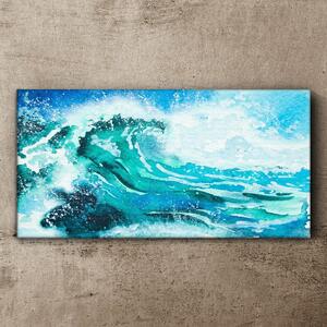 Obraz na plátně Obraz na plátně Mořské vlny volně žijících živočichů