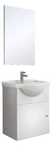 Koupelnový set Mini, 45 cm, dřevotříska, bílý