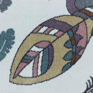 Vopi | Dětský koberec Funny 2104 violet - Kruh průměr 160 cm