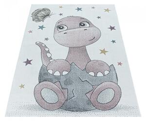 Vopi | Dětský koberec Funny 2106 pink - Kruh průměr 120 cm