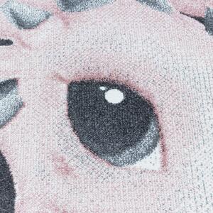 Vopi | Dětský koberec Funny 2107 pink - Kruh průměr 160 cm