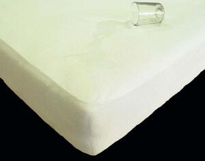 Polášek Nepropustné jersey prostěradlo bílá káva Bavlna, polyuretanový zátěr, 90/200 cm