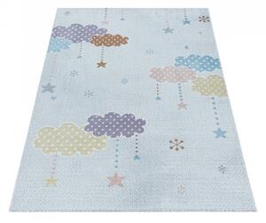 Vopi | Dětský koberec Lucky 3611 white - 80 x 150 cm