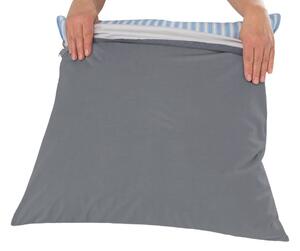 Nepropustný povlak na polštář Tencel antracitová šedá 50x70 cm