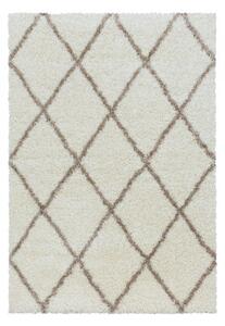 Vopi | Kusový koberec Alvor shaggy 3401 cream - Kruh průměr 120 cm