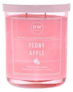 DW HOME Peony Apple Vonná svíčka ve skle, 428 g
