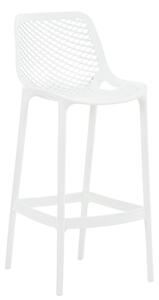 Plastová barová židle DS10778434 Barva Bílá