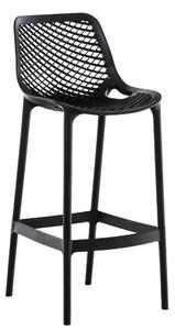 Plastová barová židle DS10778434 Barva Černá