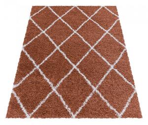Vopi | Kusový koberec Alvor shaggy 3401 terra - 160 x 230 cm