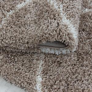 Vopi | Kusový koberec Salsa shaggy 3201 beige - 60 x 110 cm