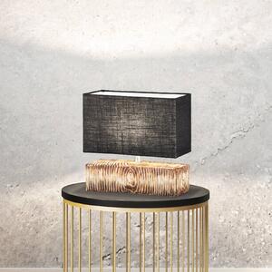 Stolní lampa Hauke s lněným stínidlem 18x13 cm