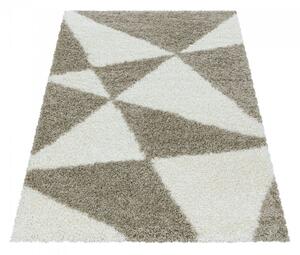 Vopi | Kusový koberec Tango shaggy 3101 beige - Kruh průměr 80 cm