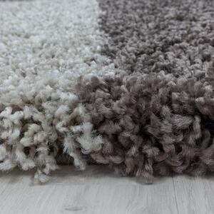Vopi | Kusový koberec Tango shaggy 3101 taupe - 80 x 250 cm