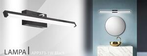 Toolight, LED koupelnové svítidlo nad zrcadlo 12W 50CM APP373-1W, černá, OSW-05003