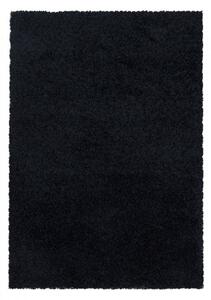 Vopi | Kusový koberec Sydney shaggy 3000 black - 100 x 200 cm