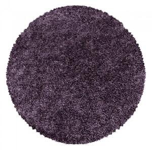 Vopi | Kusový koberec Sydney shaggy 3000 violet - Kruh průměr 80 cm