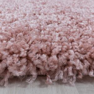 Vopi | Kusový koberec Sydney shaggy 3000 rose - 80 x 150 cm