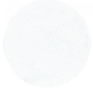 Vopi | Kusový koberec Sydney shaggy 3000 white - Kruh průměr 80 cm