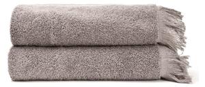 Šedo-hnědé bavlněné ručníky v sadě 2 ks 50x90 cm – Bonami Selection