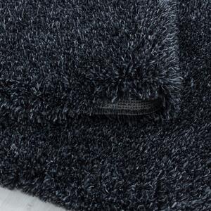 Vopi | Kusový koberec Fluffy shaggy 3500 antraciet - 60 x 110 cm