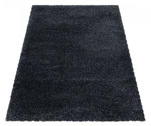 Vopi | Kusový koberec Fluffy shaggy 3500 antraciet - 60 x 110 cm