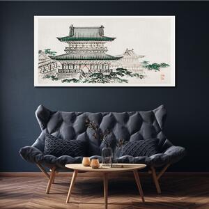 Obraz na plátně Obraz na plátně Asijské tradiční budovy
