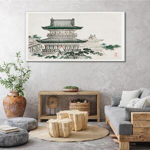 Obraz na plátně Obraz na plátně Asijské tradiční budovy