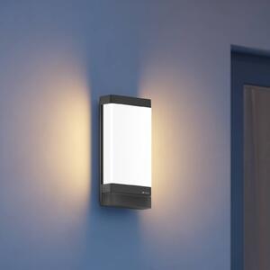 STEINEL Venkovní nástěnné svítidlo Smart LED L 271 DIGI C, antracitová, IP44, stmívatelný, Černá, Hliník, Moderní