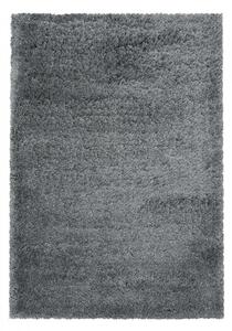 Vopi | Kusový koberec Fluffy shaggy 3500 light grey - 160 x 230 cm