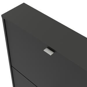 Botník Modulo - 85 x 70 x 16,5 cm | černý