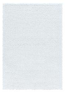 Vopi | Kusový koberec Fluffy shaggy 3500 white - Kruh průměr 80 cm
