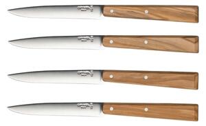 Steakové nože Opinel, 4ks, oliva
