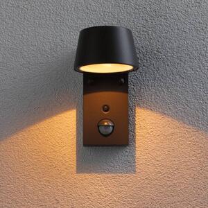 Paulmann Capea LED senzorové venkovní nástěnné svítidlo antracitový hliník