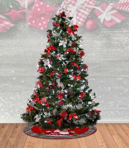 Tutumi, podložka pod vánoční stromeček 80cm XY22025, červená, CHR-05636