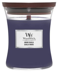 WoodWick Malá vonná svíčka WoodWick, Hinoki Dahlia