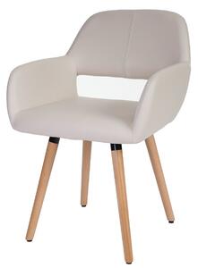 Jídelní retro židle Altena2 Barva Krémová